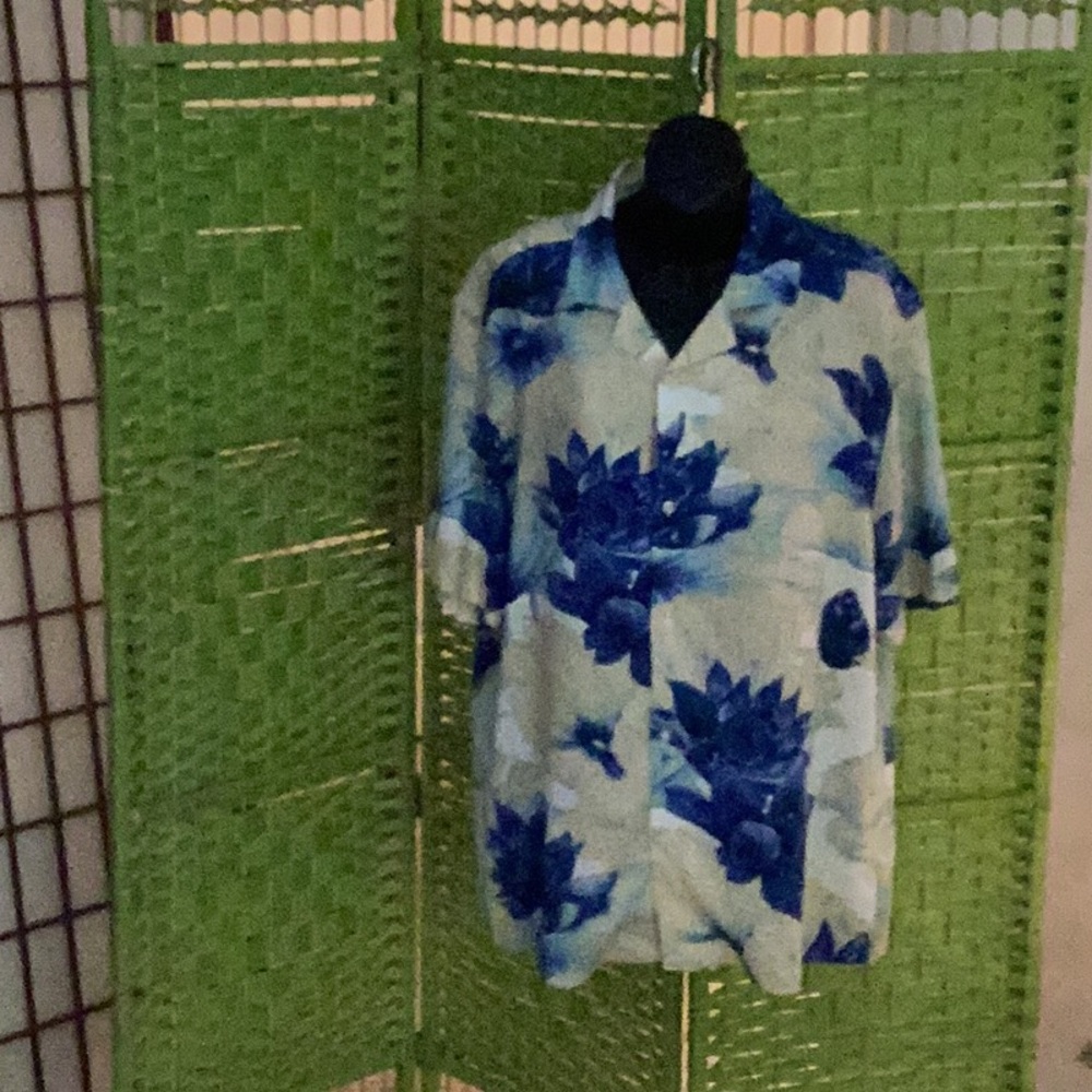 🌴NWOT H & M Hawaiian Mens Unisex Custom fit Aloha Theme Colorful Shirt Must Have
